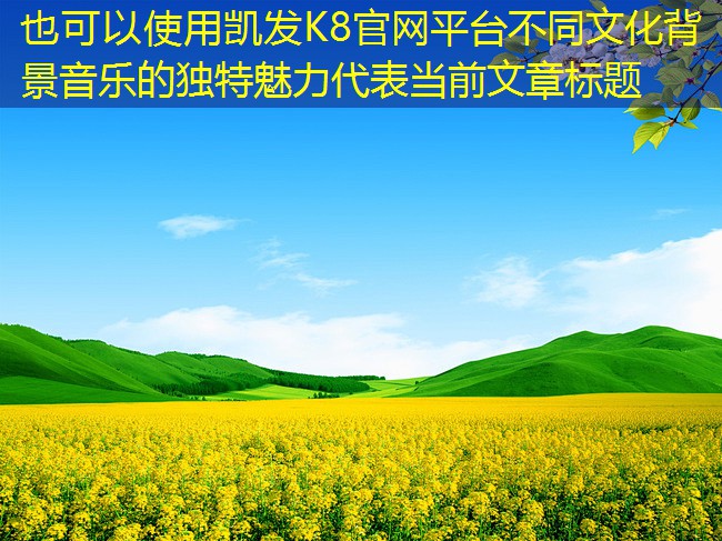 不同文化背景音樂的獨特魅力
